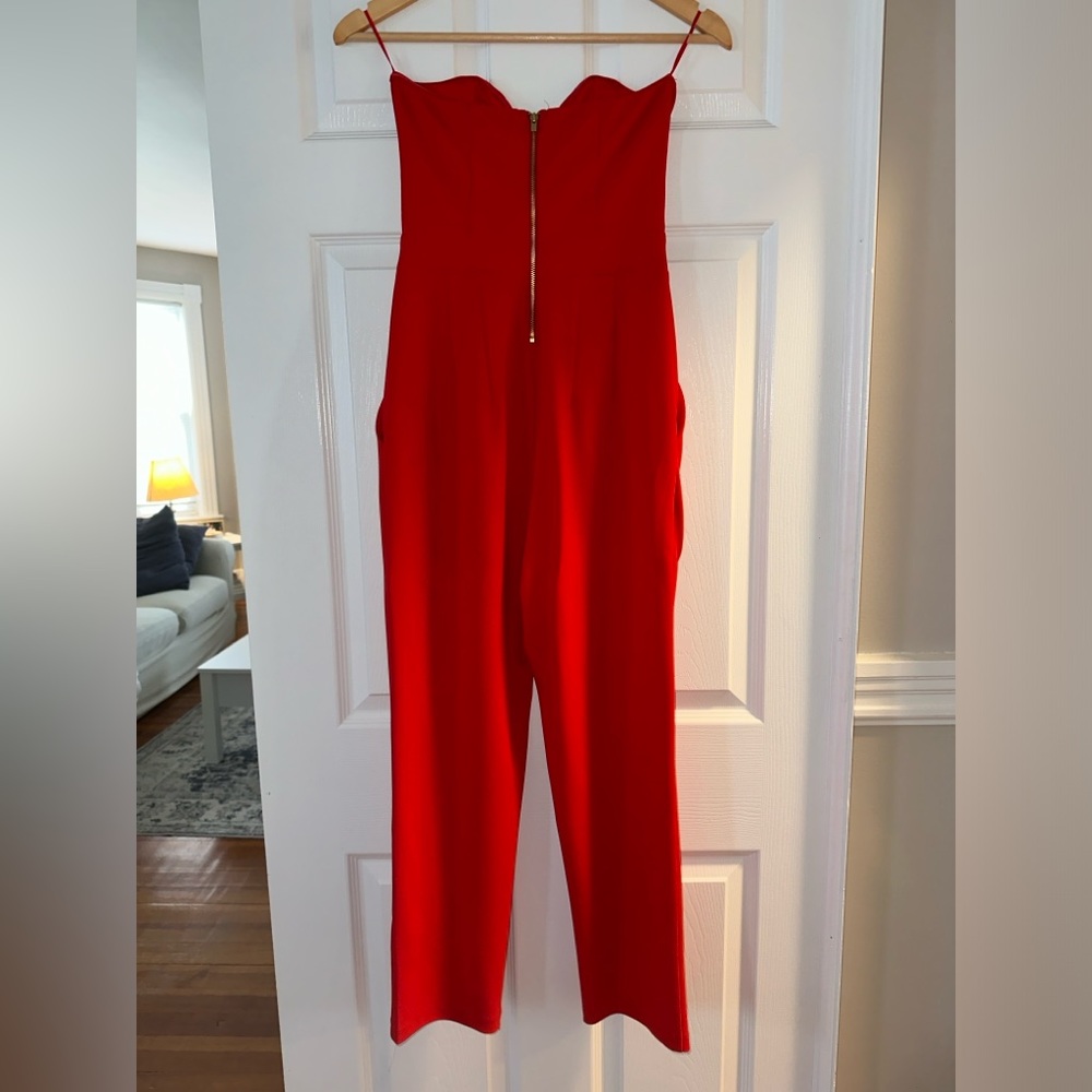 Express Red jumpsuit - Picture 4 of 6